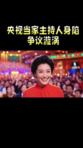 央视当家主持人身陷争议漩涡