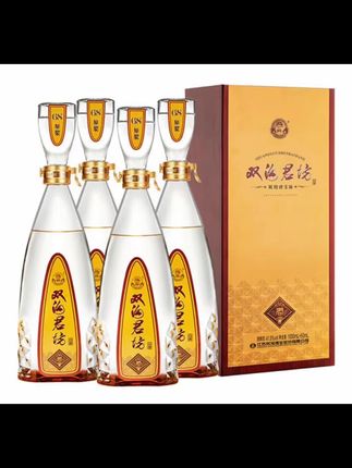 双沟珍宝坊 君坊浓香型纯粮白酒41.8度52度(1000ml+50ml)*4#好酒推荐#白酒推荐#送礼佳品#性价比好酒#爆款推荐