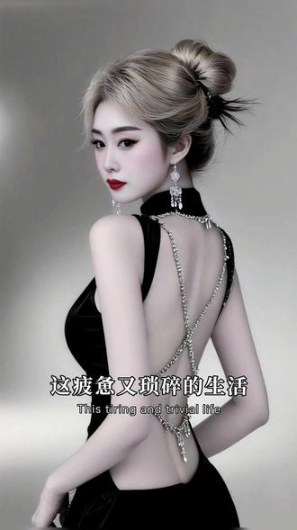 #AI冷感露背照 #随变ai随便玩