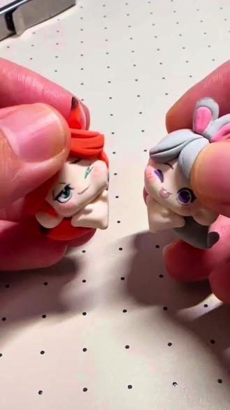 看完疯狂动物城好久了!来捏一个朱迪警官!你被可爱逮捕了!#疯狂动物城 #超轻粘土 #狐兔cp #朱迪