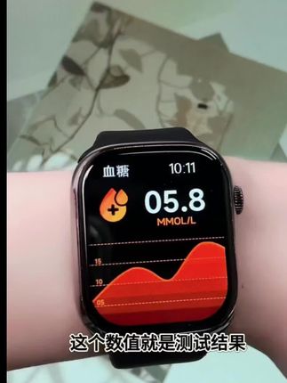 可以测血糖尿酸的手表,方便快捷,蓝牙通话,多种运动模式 #智能手表 #智能穿戴 #测血糖