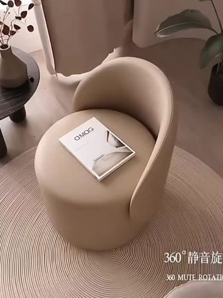 旋转梳妆凳卧室ins拇指凳简约女生美甲店化妆椅家用靠背凳化妆凳#好物推荐🔥 #旋转梳妆凳 #家用靠背椅