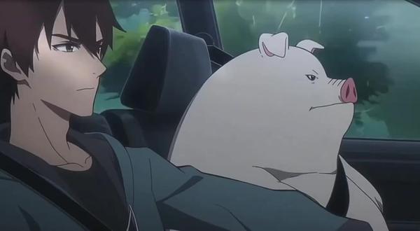 让猪来接我……🤣#二次元动漫 #动漫动画