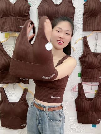 #美背系列 #运动休闲美背自带胸垫