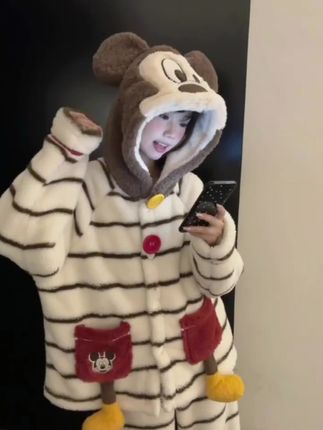 #米奇睡衣 #早秋睡衣 #可外穿睡衣 #睡衣家居服 #甜妹穿搭