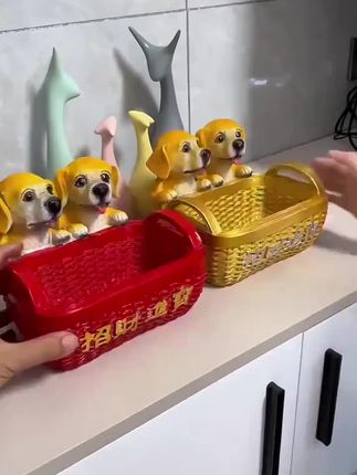 特大号狗狗钥匙遥控器#收纳摆件 家用可爱入户进门鞋柜#轻奢装饰品