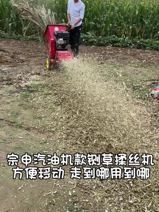 #铡草揉丝机 #牛羊养殖 #干湿两用 #宗申汽油机 #走进田间地头