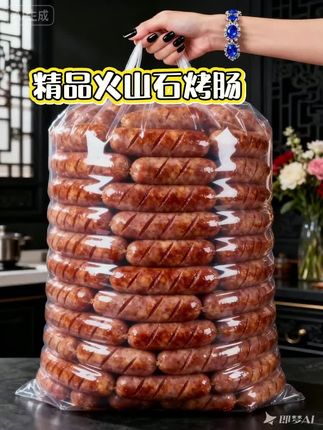 这个烤肠真的太好吃了,我又囤了好多,一袋就有二十根,不用解冻,想吃的时候直接下锅煎五分钟,或者用空气炸锅烤十分钟,外皮焦香酥脆,一口下去鲜嫩多汁,还会爆汁呢,而且肉质特别紧实,很有嚼劲,家里大人小孩都爱吃,喜欢的朋友赶紧试试吧!