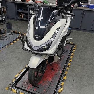 踏板摩托前减震触底加装阻尼阀#摩托车 #PCX160