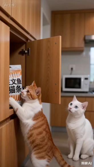 微波炉的正确使用方法#谁家萌宠这么搞怪 #动物的迷惑行为 #动物迷惑行为 #ai #ai猫咪
