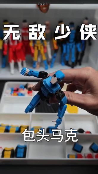 幸运13人偶少侠包头手办关节可动人偶免拼装饰玩具解压神器#软陶手办 #人偶 #超级飞侠 #微缩 #儿童玩具乐园