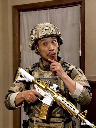 防爆头老塞甲,谁穿六套谁称王。#三角洲行动 #猛攻 #防爆头老塞甲 #豆包出大片有两把刷子 #豆包ai 三角洲六套ai指令制作教程来啦 M14 三角洲ai头盔特效 三角洲ai六套指令 三角洲六套豆包p图指令