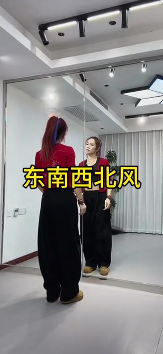 东南西北风 小雅演示0.8倍速跟练#最潮广场舞