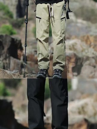 始祖刺绣鸟男户外野营登山冲锋裤#防风防水速干免烫运动软壳休闲裤
