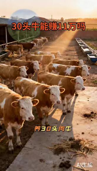 养牛还是能赚钱的#养牛人#养牛技术#德嘉中牧大锭王