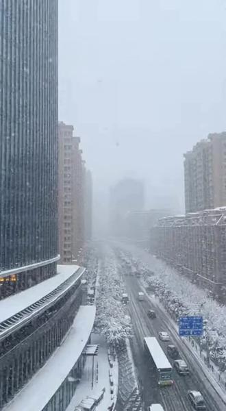 郑州暴雪来临,提醒大家出门注意安全,注意保暖哦