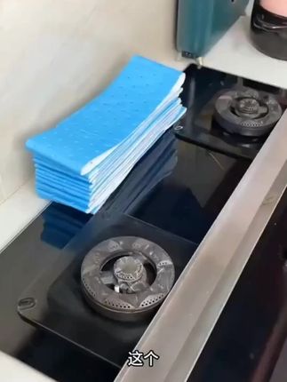#露俏蓝膜加厚油烟机吸油棉接油槽吸油纸厨房家用油烟机油槽吸油纸#吸油棉#好物推荐🔥 #居家好物