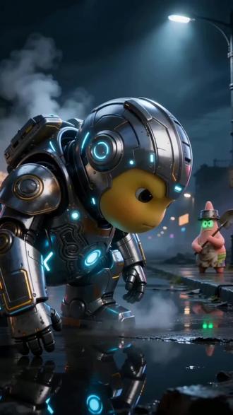 #AI 奶龙派大星对决 #随变ai随便玩 #随变app #热门 奶龙派大星