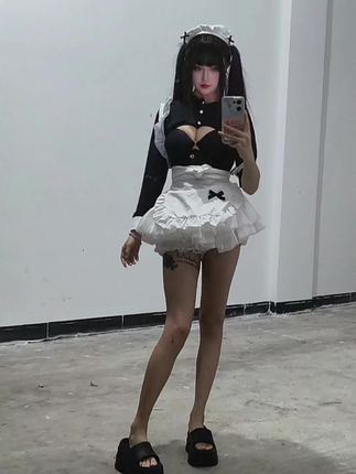 #双马尾 #女仆装cos #OOTD
