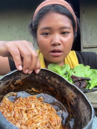 火鸡面干巴太好吃了😋#原创视频