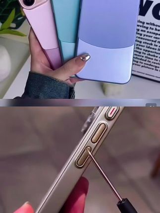 高级自带镜头膜皮纹拼接适用苹果15promax手机壳iPhone14新款13硬#手机壳推荐 #苹果手机壳#多色可选 #好物推荐🔥