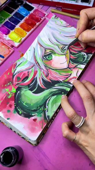 🎨来咯来咯~狛枝凪斗~#热门动漫 #狛枝凪斗 #弹丸论破 #动漫人物 #动漫人物绘画