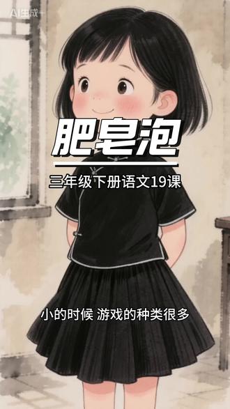 三下语文19课|肥皂泡#三年级语文