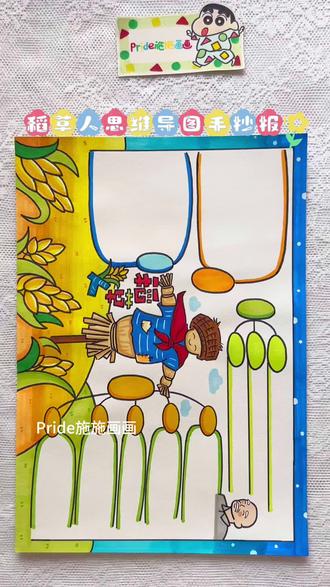 稻草人思维导图手抄报 #稻草人思维导图 #稻草人手抄报 #稻草人手抄报模板 #手抄报模板 #读书小报