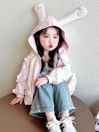 #女童外套#萌娃 #太可爱了吧 #加绒不加绒可选 #生女儿就是用来打扮的