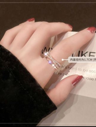 #戒指 #美出高级感 #戒指控 铜合金锆石戒指 戒指女款火爆款小众首饰尾戒高级感轻奢时尚饰品#时尚配饰 #时尚戒指