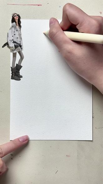 零基础学画人物,#绘画 #临摹 #画画教程 #跟着抖音学画画