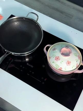 🔥【双灶爆炒王】一电一陶全能炉,凹面聚能+台嵌两用,中式厨房省电神器!#双灶电磁炉 #智能厨电 #厨房神器 #省电攻略 #家装必备