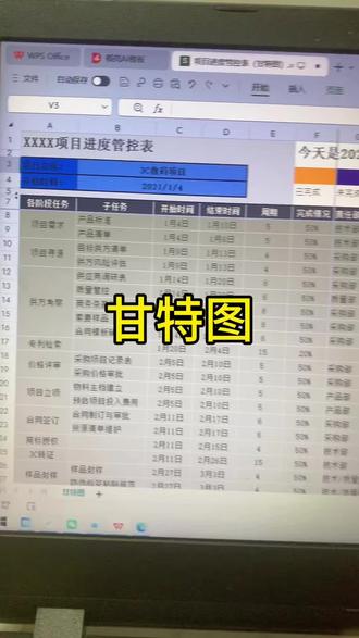 做采购项目管理,还不知道甘特图的,可以看看。#工具 #项目管理