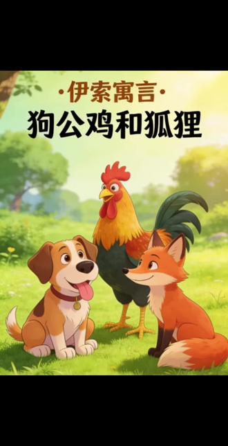 伊索寓言 狗,公鸡和狐狸
#故事 #寒假作业