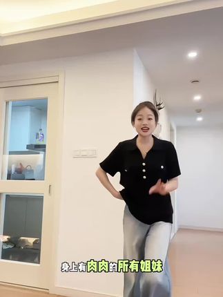 大码胖MM冰丝针织衫女夏季显瘦时尚polo领小香风百搭上衣#2525#针织衫#百搭上衣 #女短袖