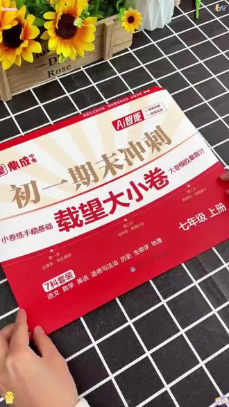 载望《期末冲刺大小卷》2025新初一初二精准考点全科提分期末总复习#学生党必备 #学生用品 #涨知识 #学习 #好物