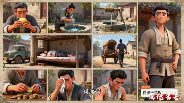 努力就有回报?祥子用三年告诉我们:时代不允许#名著#漫画解说 #老舍 #骆驼祥子 #漫画