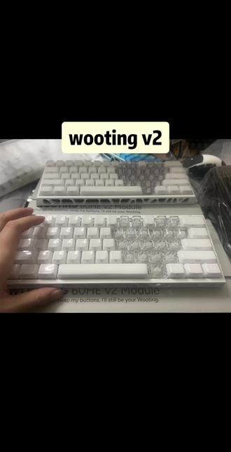 wooting v2和第一代产品配件是不一样的 不要拿第一代的材料组 后面可能会有问题的#wooting#瓦#客制化键盘