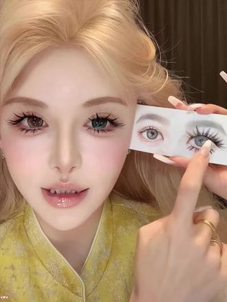 戴上就不想摘下来啦,蝴蝶少女漫画仙子睫太美妙了#蝴蝶少女假睫毛 #假睫毛 #免胶水假睫毛 #睫毛分享