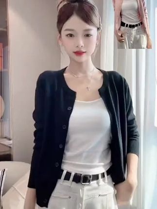 【现货】两小吱《香草奶盖》春季款百搭软糯糯针织开衫上衣毛衣B4-10#爆款热卖中 #好物推荐🔥 #抖音小助手 #大数据推荐给有需要的人 #针织开衫