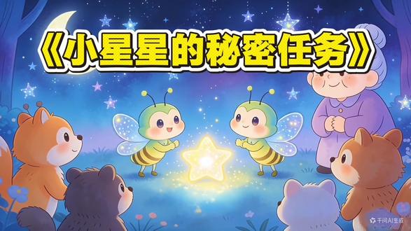 儿童绘本故事|《小星星的秘密任务》#儿童绘本 #绘本故事 #绘本阅读 #儿童阅读 #儿童动画