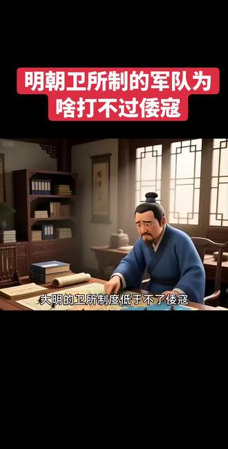 卫所制不敌倭寇#历史故事