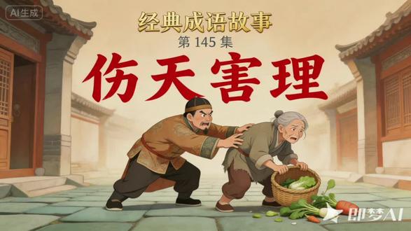经典成语故事第 145 集《伤天害理》#学成语涨知识#