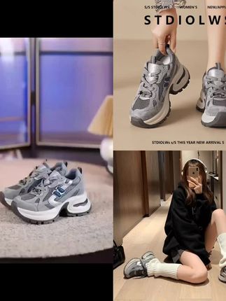 【禾央央】10cm内增高老爹鞋女厚底夏季真皮透气双网面休闲运动鞋#老爹鞋#内增高老爹鞋 #时尚洋气减龄穿搭 #好鞋推荐