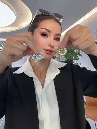 #耳饰搭配 #时尚饰品 #优雅气质