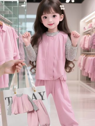 #生女儿就要这样穿 #甜美穿搭 #女童穿搭 #女童套装 #套装穿搭