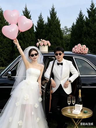 豆包你还是太权威了#豆包ai #豆包出大片有两把刷子 #婚纱照 #我们结婚了 婚纱照ai指令教程来了