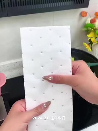 六层加厚蓝膜抽油烟机吸油棉防渗漏阻燃吸油纸防油纸防水去油槽汚 #厨房好物 #厨房必备神器 #家居好物 #实用好物 #实用好物