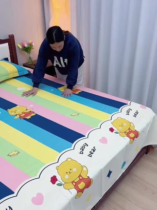 #超便宜超划算 一年四季都可以铺的纯棉#老粗布床单,面料柔软亲肤,不起球不掉色,多色可选#家纺床上用品#纯棉老粗布#四季可用