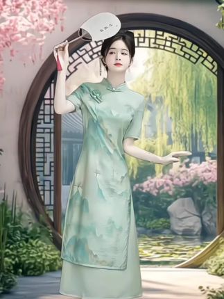 #国风古韵 #优雅气质 #旗袍 #旗袍美人 #旗袍裙